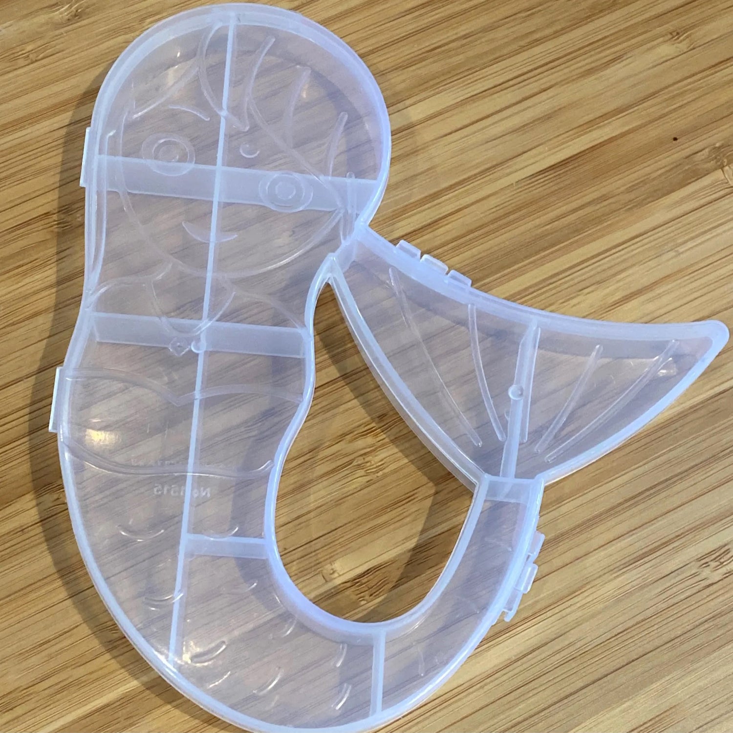 Mermaid Shape Plastic Storage Organizer Box (1 Pc) Mermaid Shape Plastic Storage Organizer Box (1 Pc)